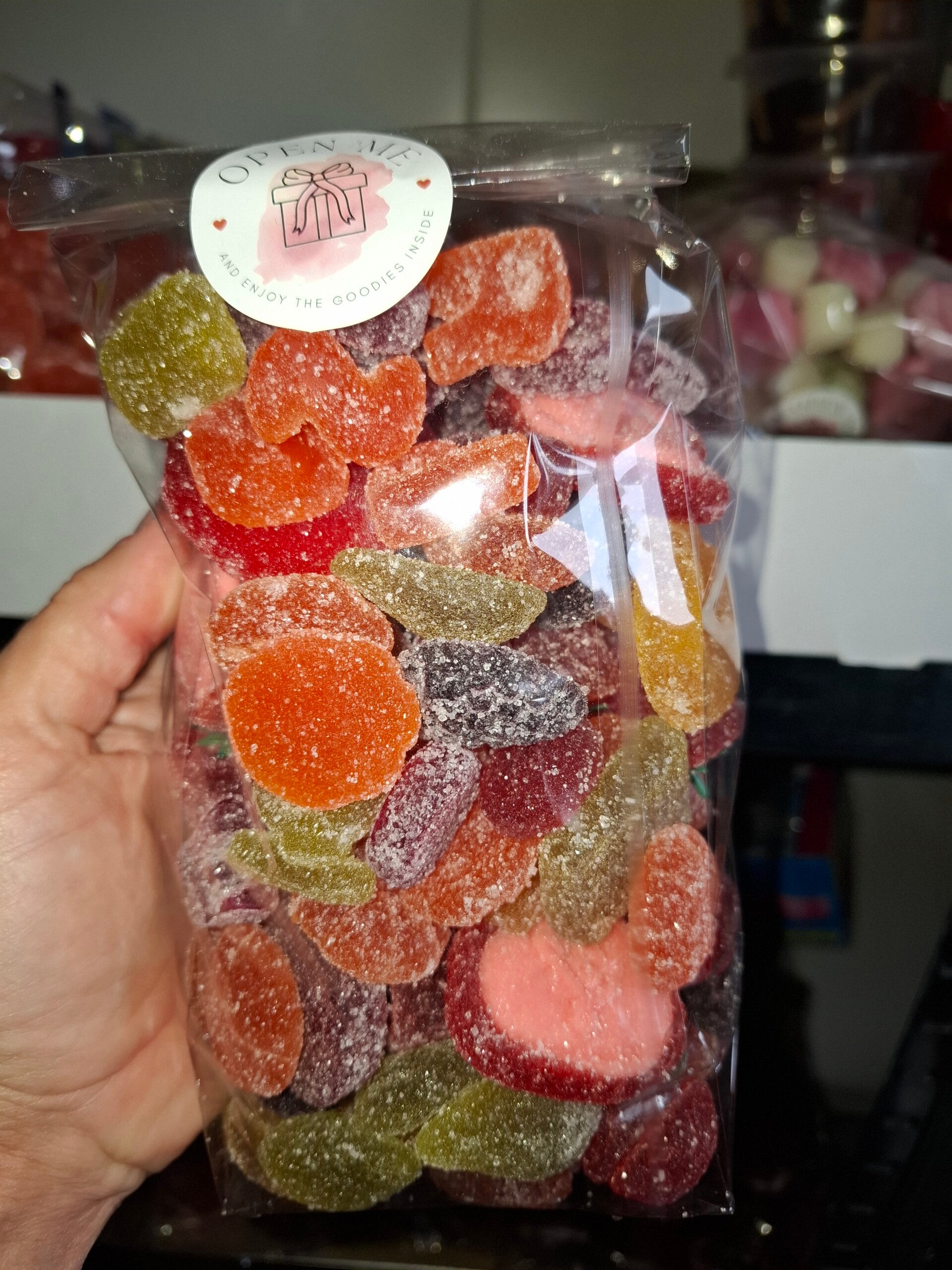Zacht Fruit Luxe Fruit snoepmix! 500 Gr (€2,49) en per KG (€4,99)