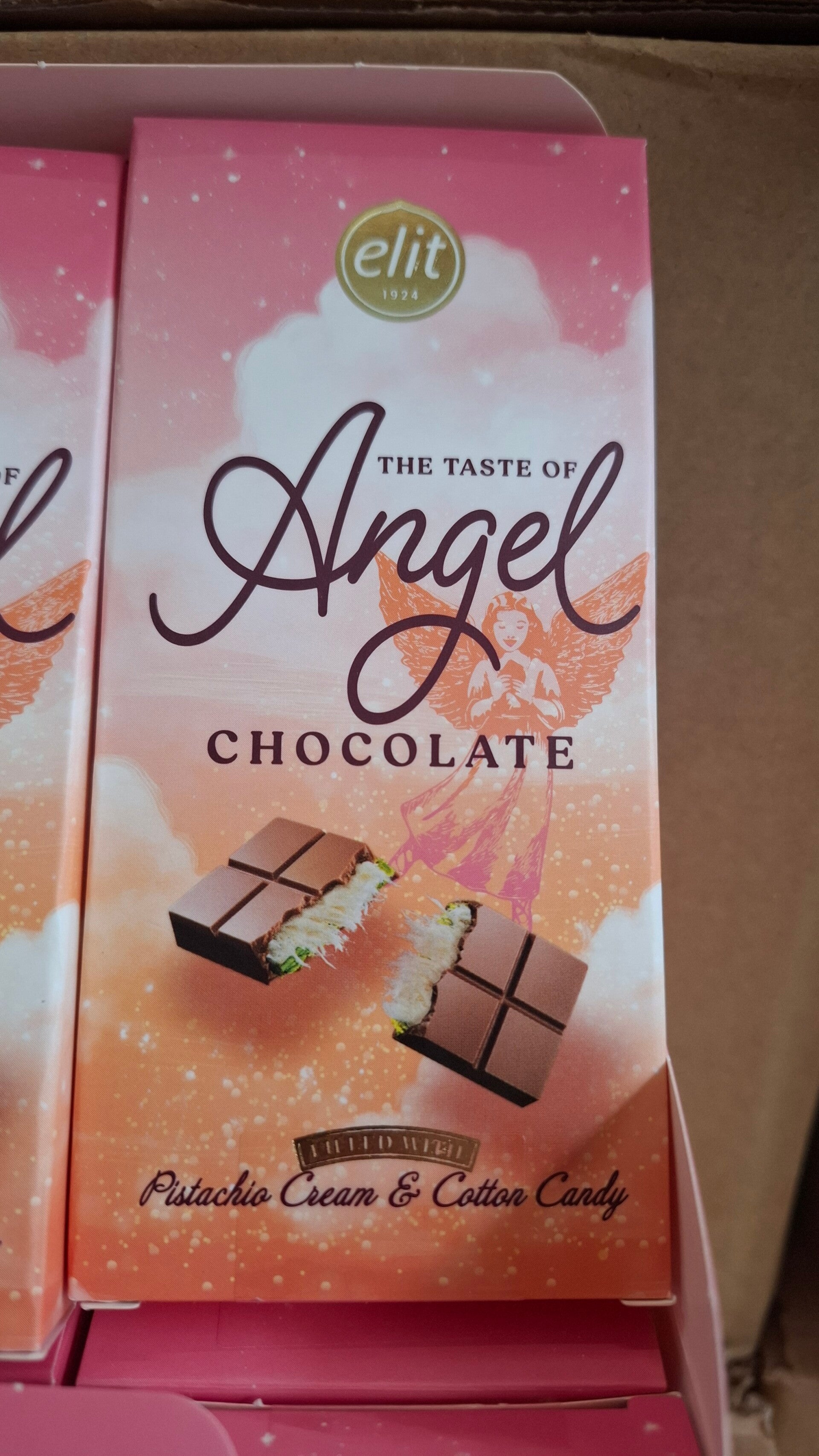 Dubai Elit Pistache Angel Hair ( melk chocola ) 90 gram