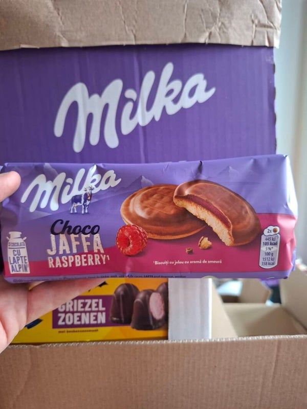 Milka Choco Jaffa Raspberry cookies 147 gram