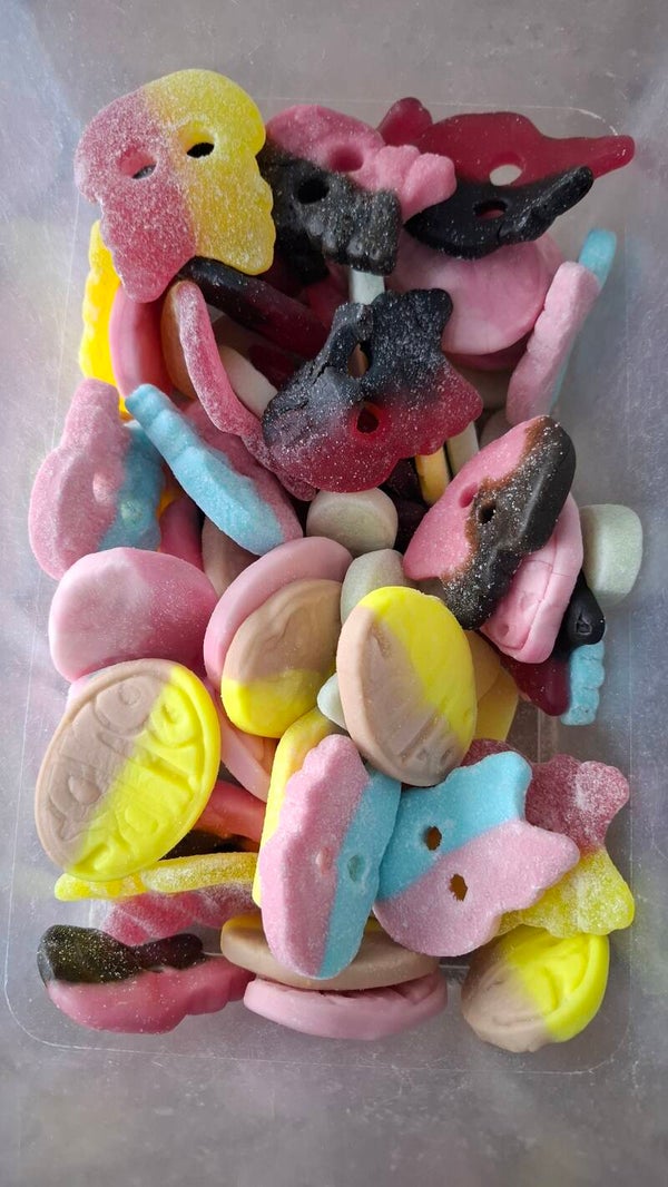 Bubs Mix 8 soorten! ( Swedish Candy ) per 500 of 1000 gram