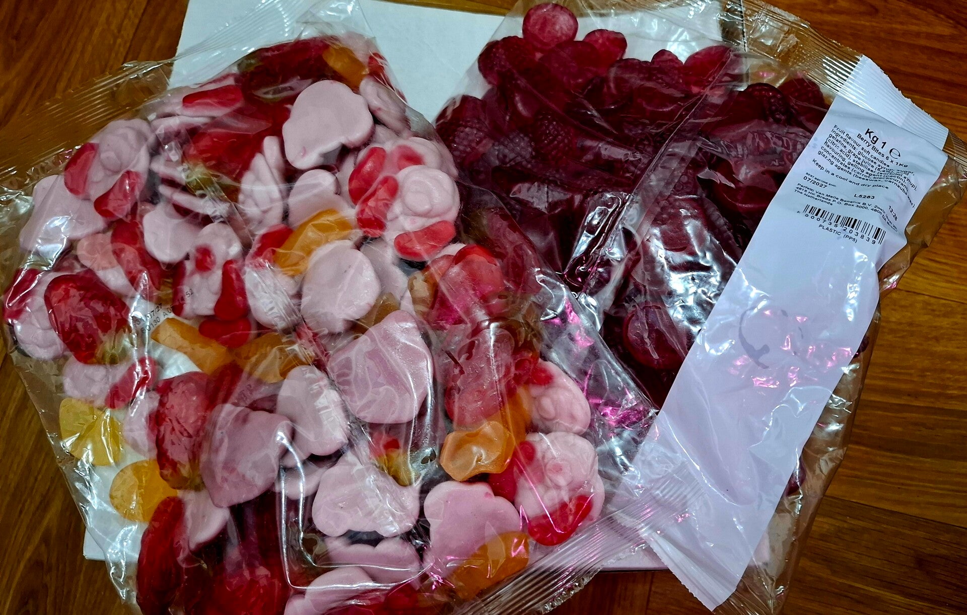 MAART DEAL 2 Schepsnoep 2 kilo ( ongesuikerde mix en Berry Bites )
