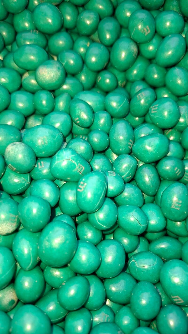M&M op kleur met pinda Turquoise