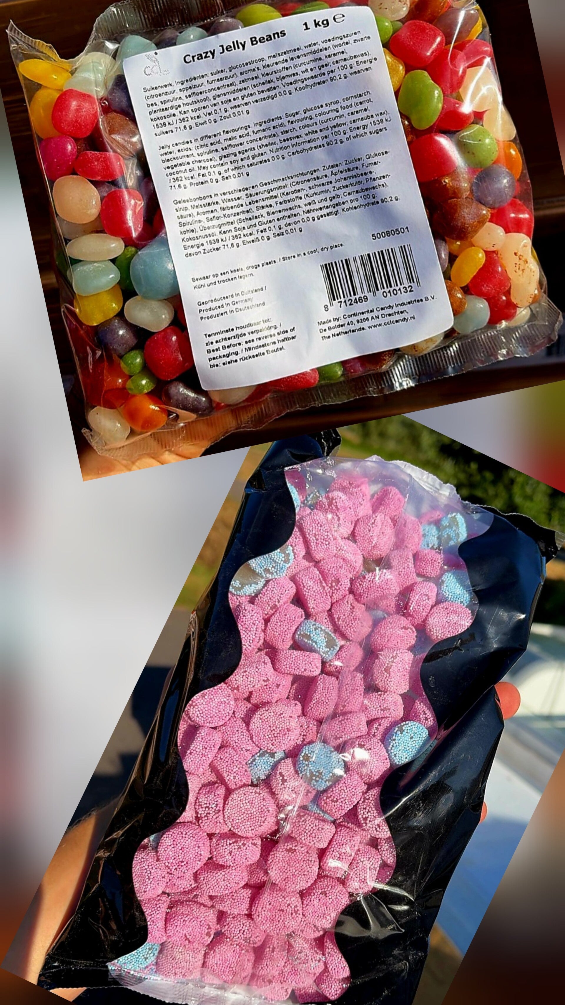 ZOMER DEAL 2 (1 kilo Jelly Beans + 1 Bramen Buttons ))