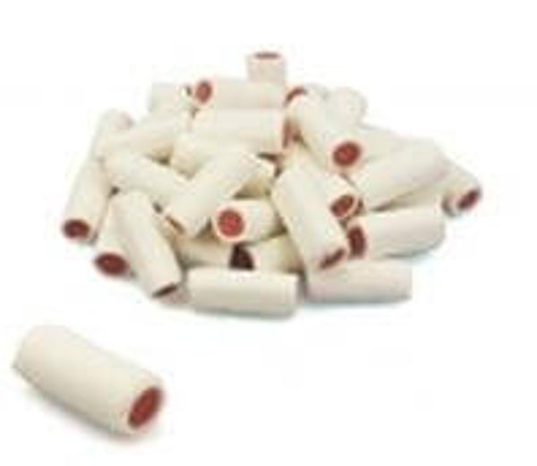 Aardbeien Staafjes Wit / Roze per 100 gram