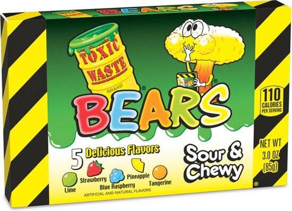 Toxic Waste Bears Theatre Box 85 gram