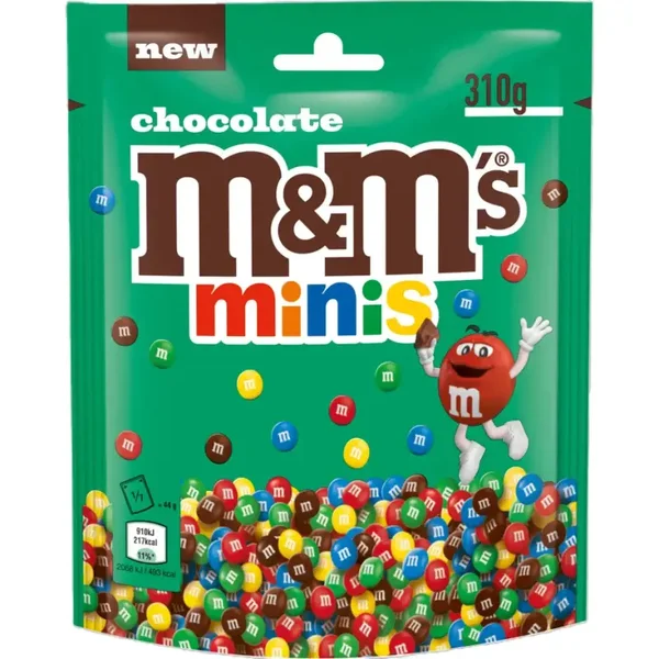 M&M Mini's zak 310 gram
