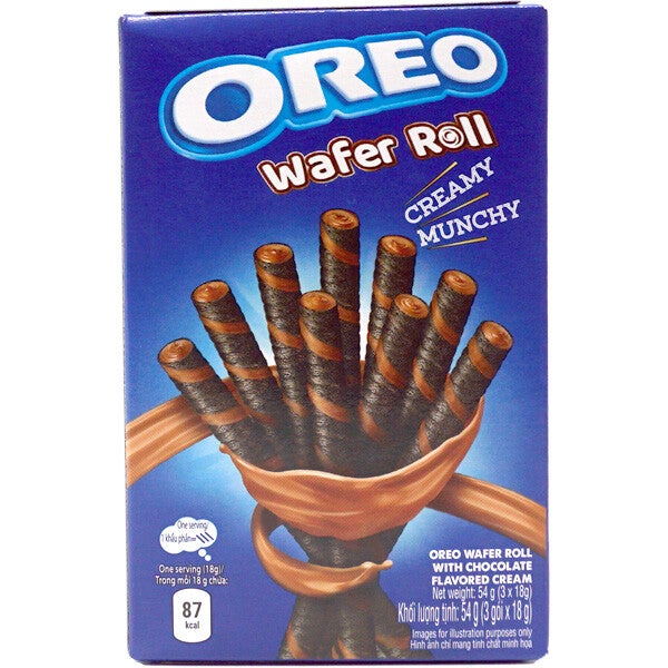 Oreo Wafer Roll chocolade 54 gram