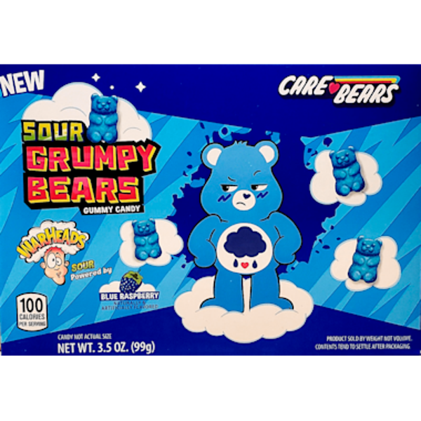 Warheads Sour Grumpy Bears 99 gram