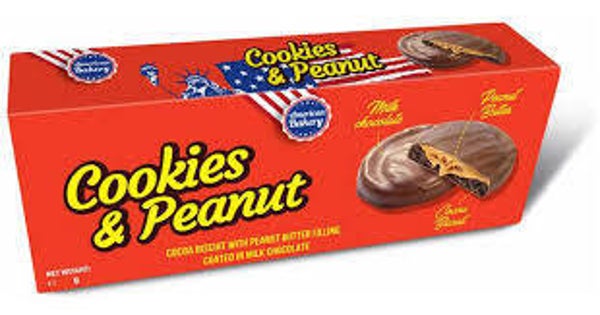 American Bakery Cookies & Peanut 96g