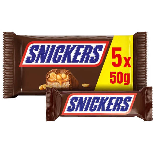 SNICKERS 5 BARS ( 5x50 gram)