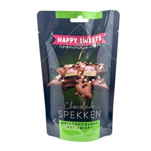 Happy Sweets Chocolade Spekken Crispy Melk Chocolade 150 gram