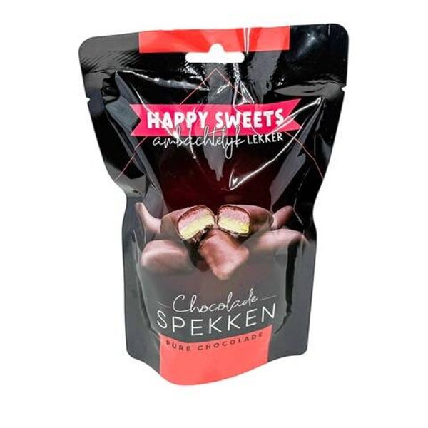 Happy Sweets Chocolade Spekken Pure Chocolade 150 gram