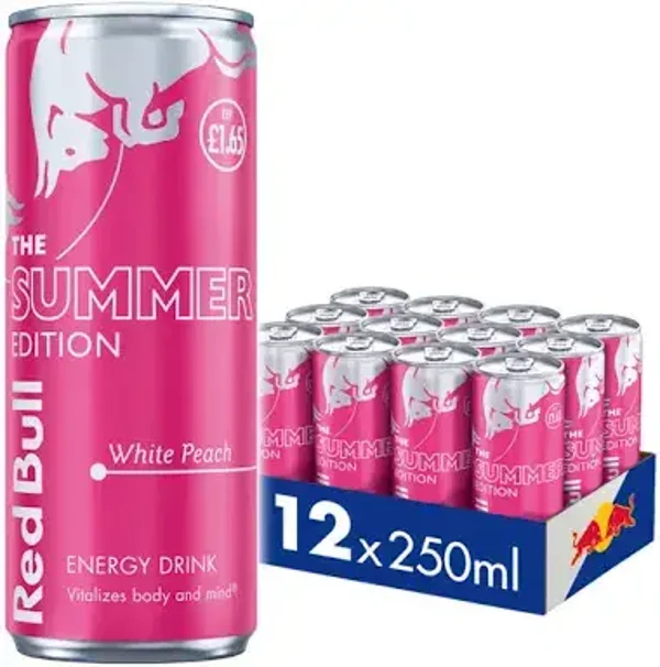 Red Bull Summer White Peach 12x 250ML