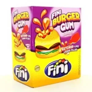 Fini Burger Gum Ketchupfilled per stuk