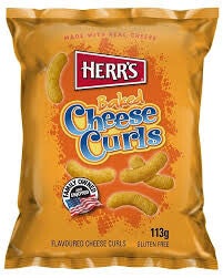 Herrs Baked Cheesy Curls 113 gram