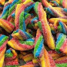 Regenboog staafjes zuur schepsnoep