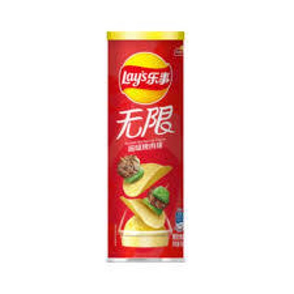 Chips Lays Aziatisch Koker Sizzled BBQ ( Japan ) 90 gram