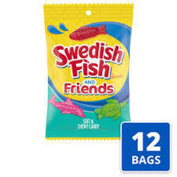 12x Swedish Fish and Friends 102 gram