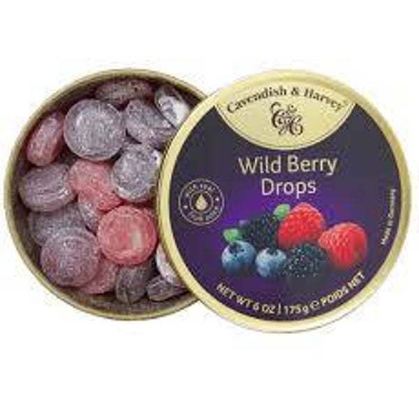 Wild Berry Drops ( cavendish & Harvey ) 175 gram