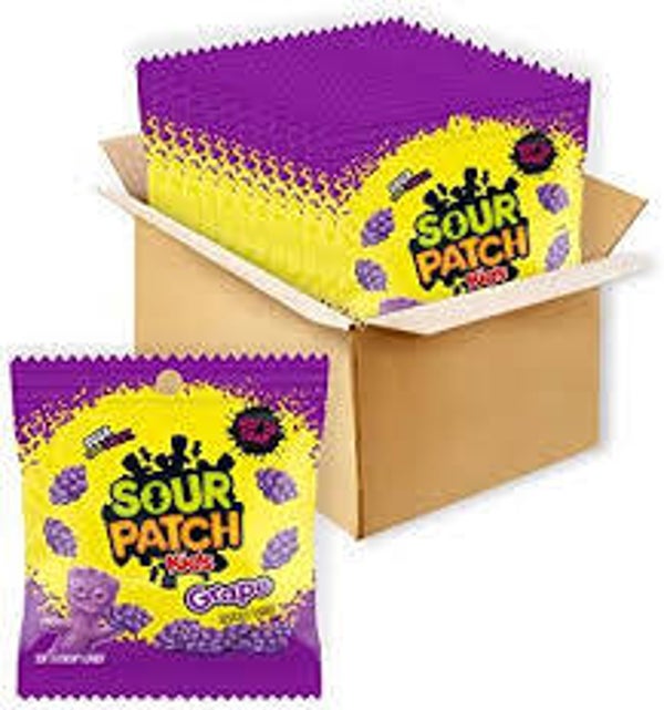 12 x Sour Patch Kids Grape 110 gram