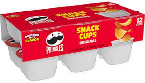 Pringles Snack Cups - Original 12 x 19g