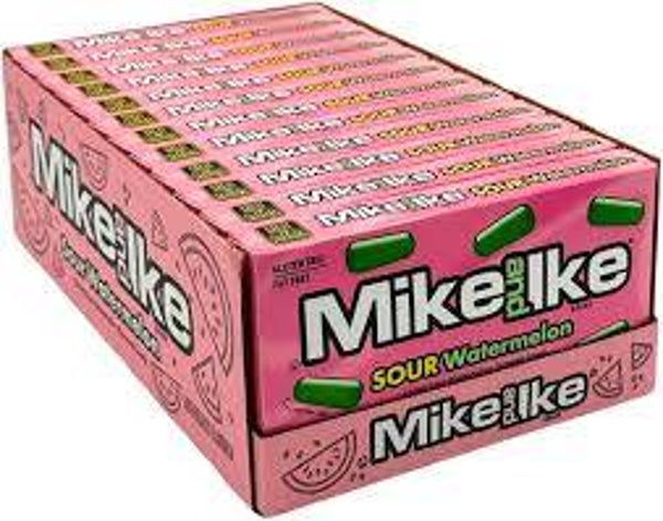 12x Mike and Ike Sour Watermelon 102 gram