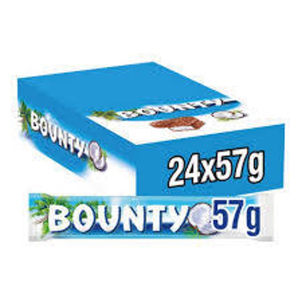 Bounty per doos 24x57 gram