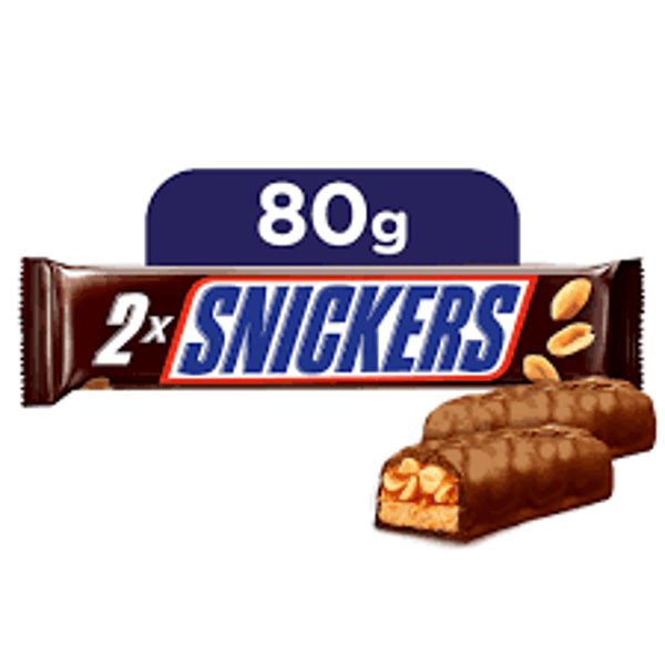 SNICKERS DUO BARS ( 2x40 gram)