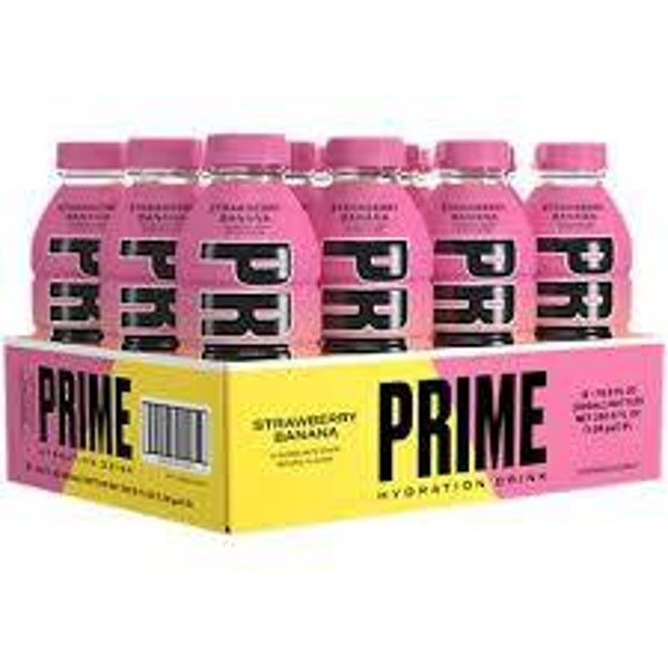 Prime Strawberry Banana UK 12x0,5 liter