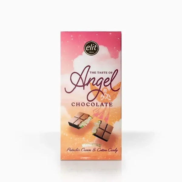 Dubai Elit Pistache Angel Hair ( melk chocola ) 90 gram