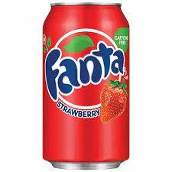 Fanta Strawberry blikje 355 ml