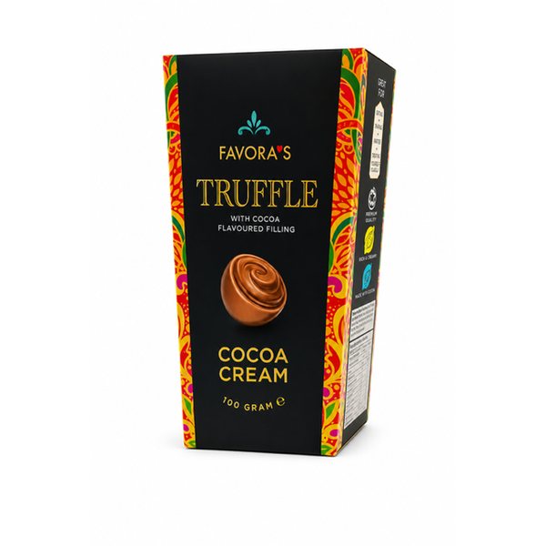 Favora Truffel Cocoa Cream Chocolade 100 gram