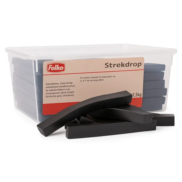 Strekdrop per 100 gram tot 9 kg