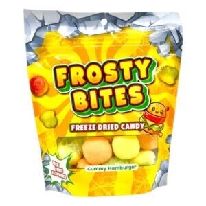 FREEZE DRIED Frosty Bites Gummy Hamburger 50 gram