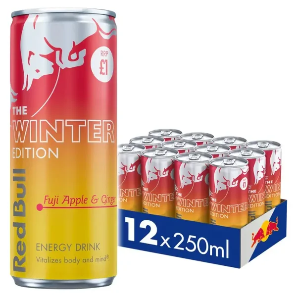 Red Bull Winter Fiji Apple Ginger 250 ml x12