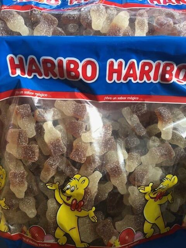Haribo Happy mini Colaflesjes Fizz kilo deal per kilo