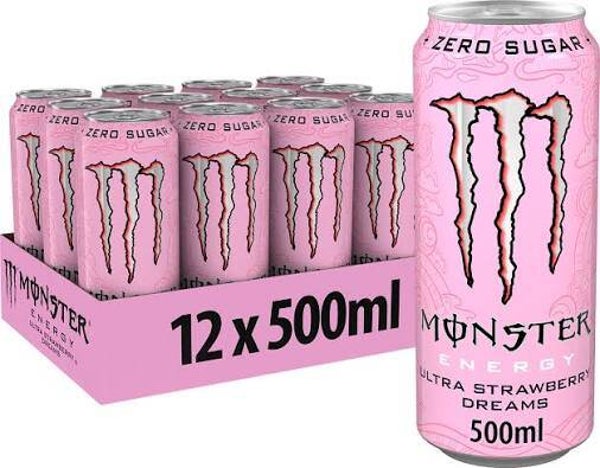 Monster Ultra Strawberry Dream 12x500 ml ml