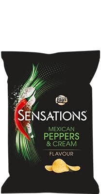 Lays Sensations Mexican Peppers & Cream