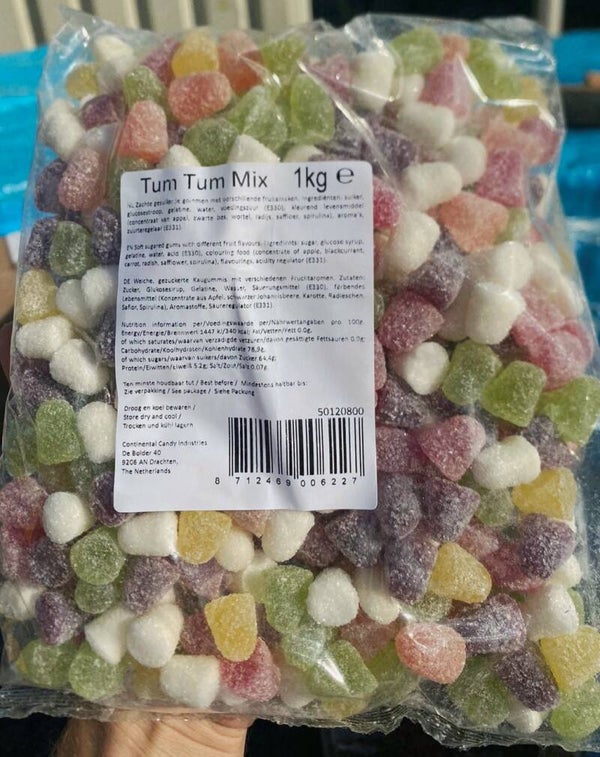 Schepsnoep zak per kilo Tumtum mix gesuikerd