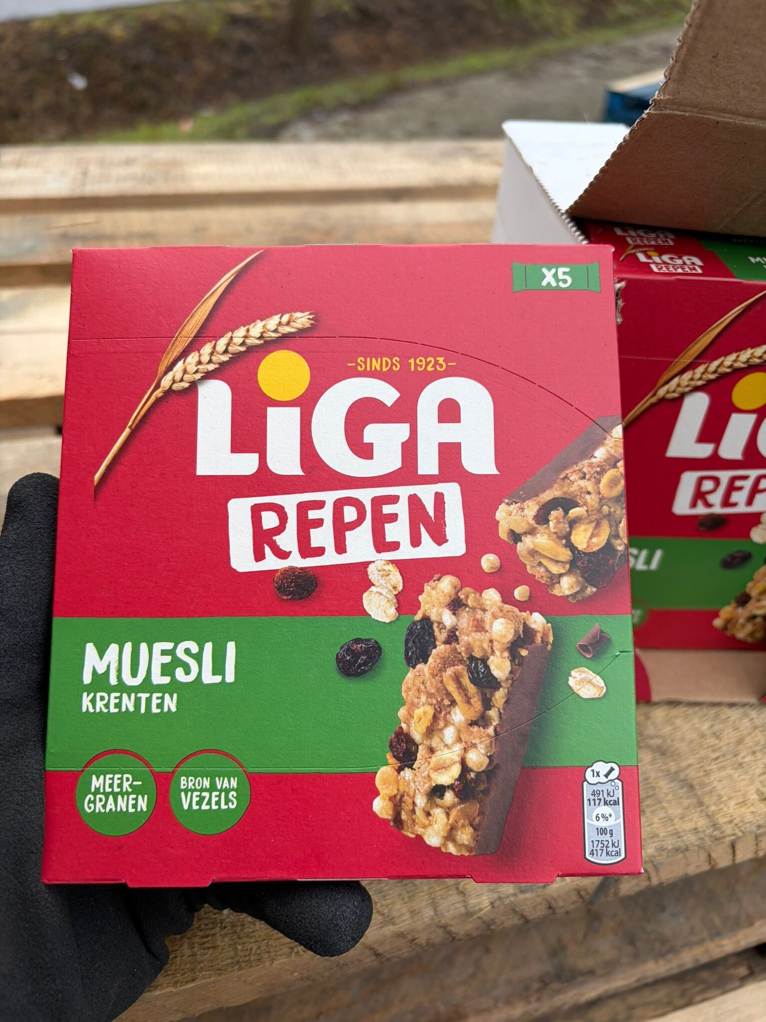 Liga Muesli Krenten repen x5