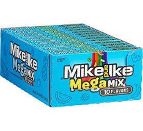 Mike and ike mega mix 12x141 gram