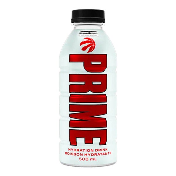 Prime Red/White Toronto Raptors 500 ml USA Fles