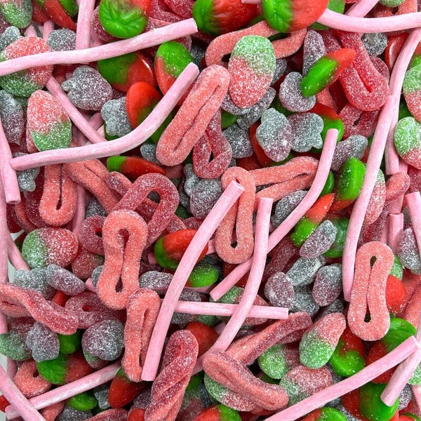 Rood/Roze- Groene mix chepsnoep