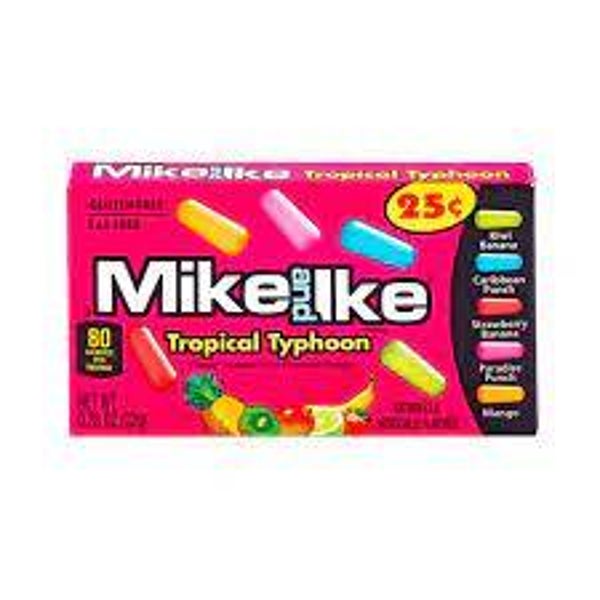 Mike and Ike box Tropical Typhoon 22gr