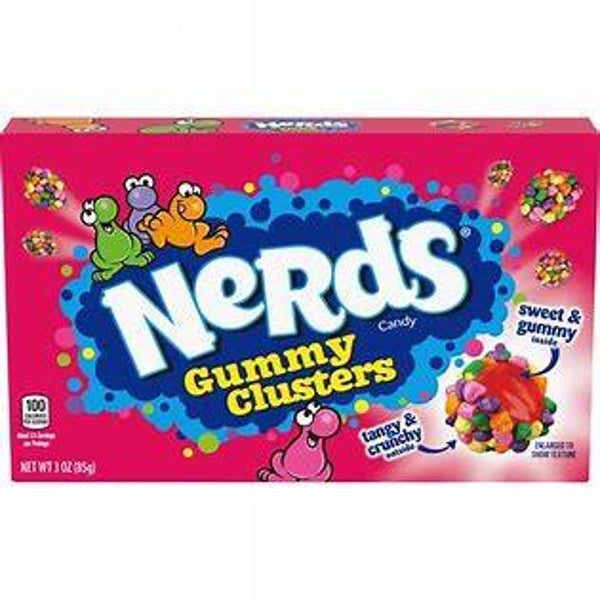 Nerds Gummy clusters box 85 gram