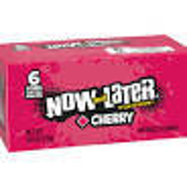 Now and Later Cherry 26 gr ( 6 stk in doosje )