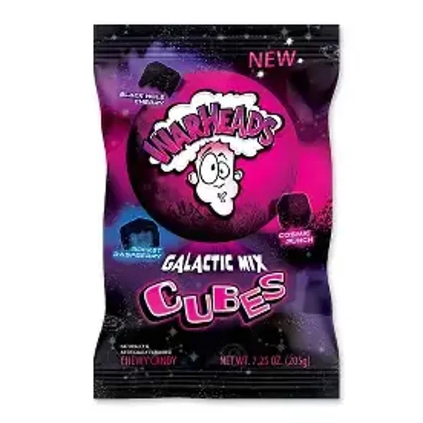 Warheads Galactic Mix Cubes zakje 99 gram