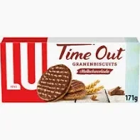 Time Out granen Biscuit Melkchocolade 171 gram