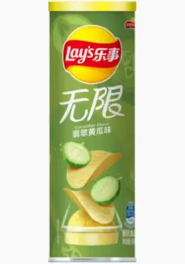 Lays Aziatisch Koker Sizzled Komkommer (China) 90 gram