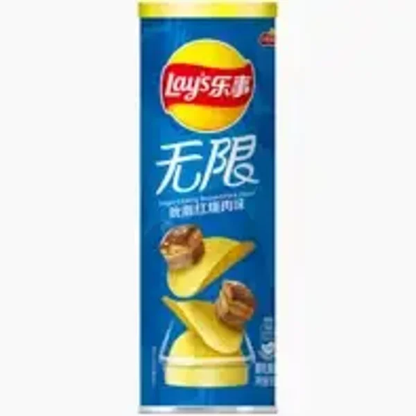 Lays Aziatisch Koker Sizzled Finger Licking Braised Pork Flavour 90 gram